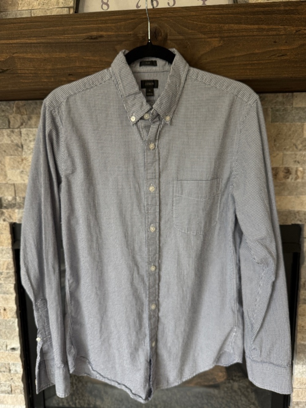 J. Crew Slim fit Button Down Shirt - subtle  seersucker